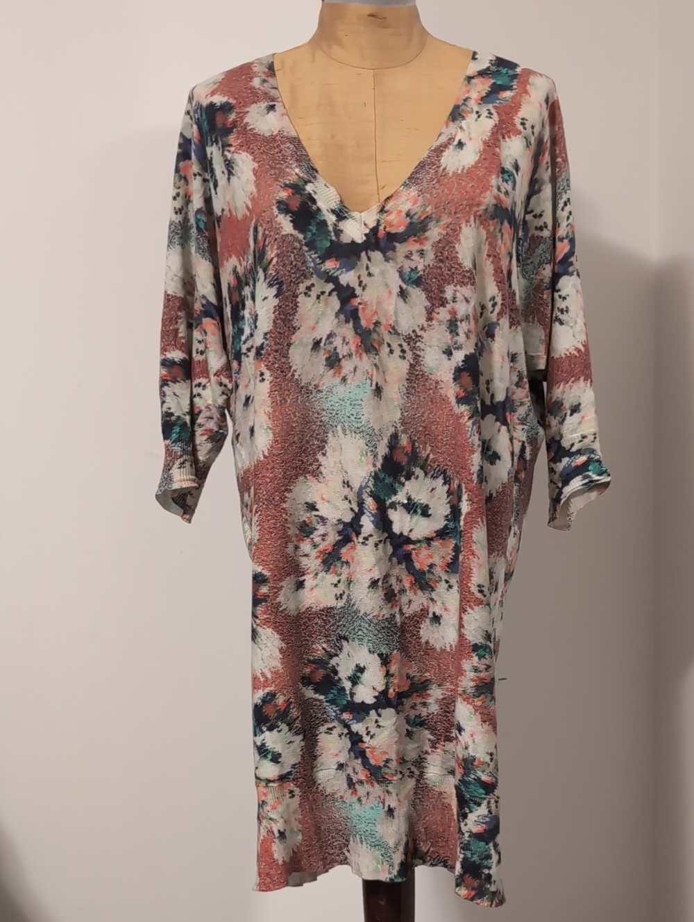 Paul Smith Floral V-Neck Knit Dress